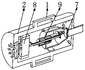 Hole drilling machine for indoor decoration of building