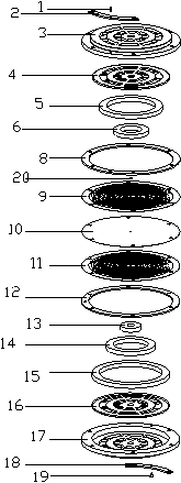 Planar diaphragm loudspeaker of magnetic reflux structure based on annular magnet