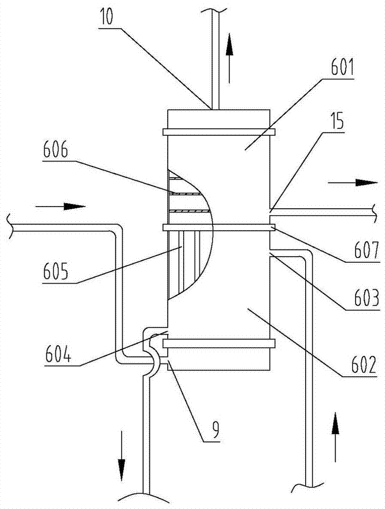 Continuous efficient fractional distillation device and technical method