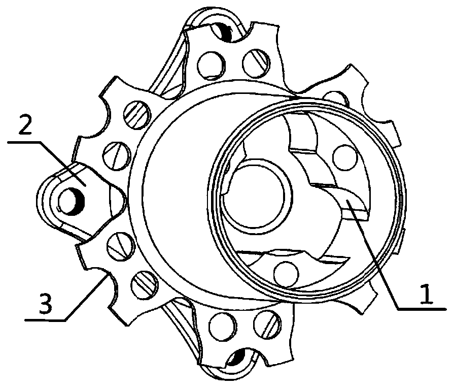 A kind of FSAA racing car rear wheel hub and disassembly method that realizes quick disassembly and assembly of half shaft