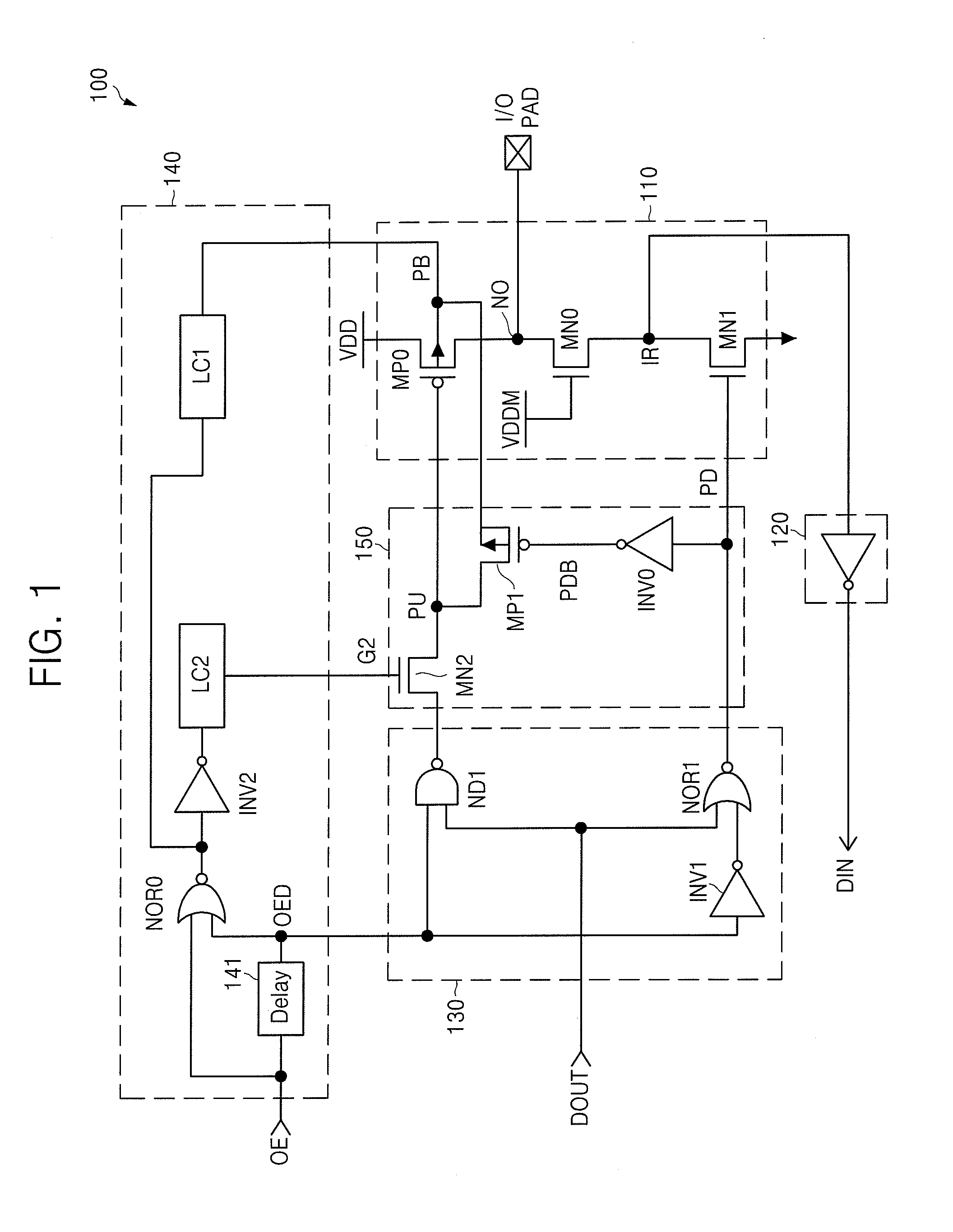 Input/output circuit and integrated circuit apparatus including the same