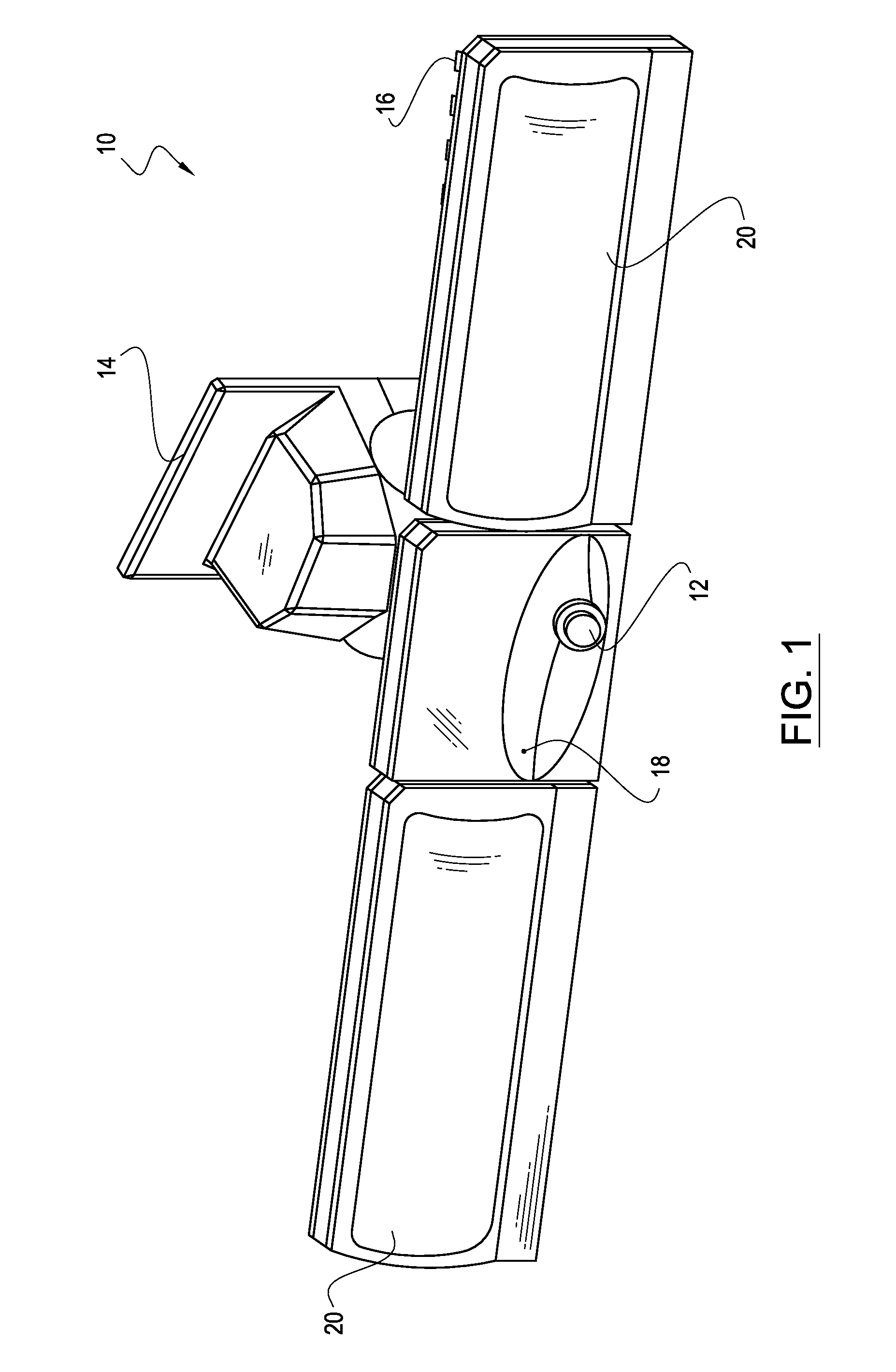 Self-Calibrating Multi-Directional Security Luminaire and Associated Methods