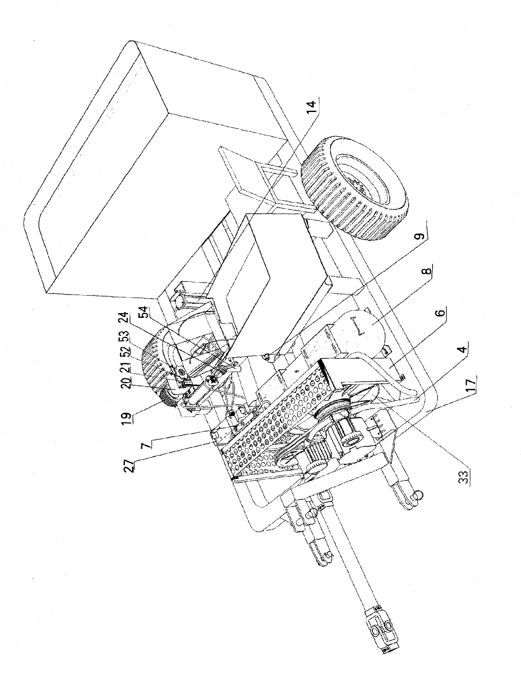 Automatic sand willow planting machine