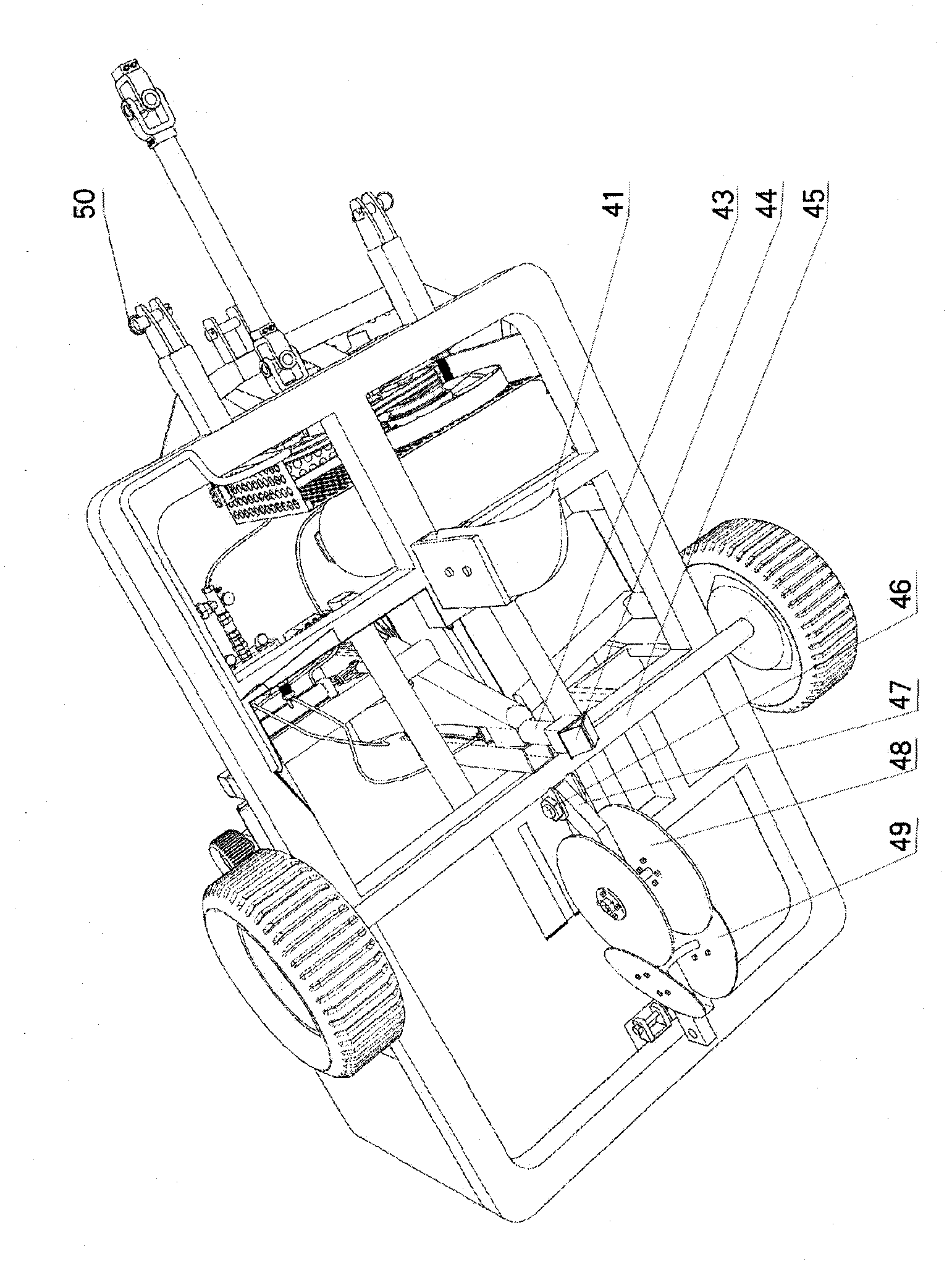 Automatic sand willow planting machine