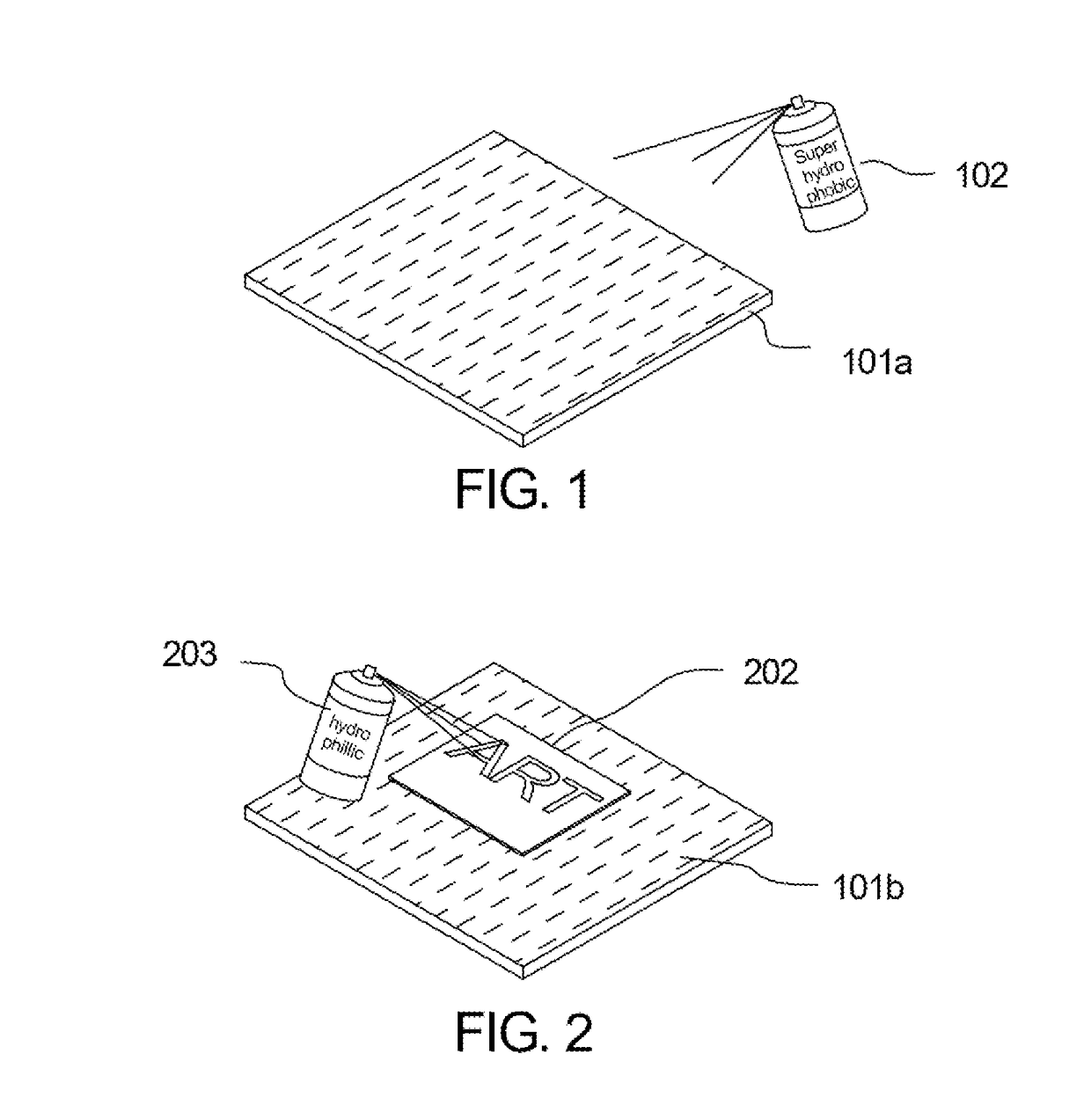 Creation of a Three Dimensional Liquid Art on a Surface by Utilizing a Super hydrophobic Coating