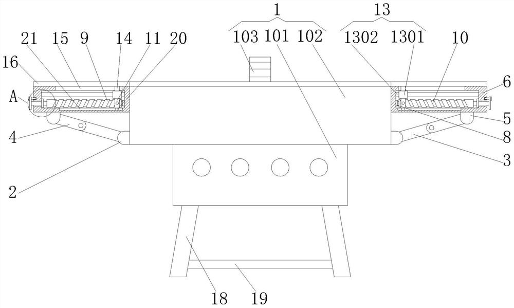 Saw bench device for new material machining