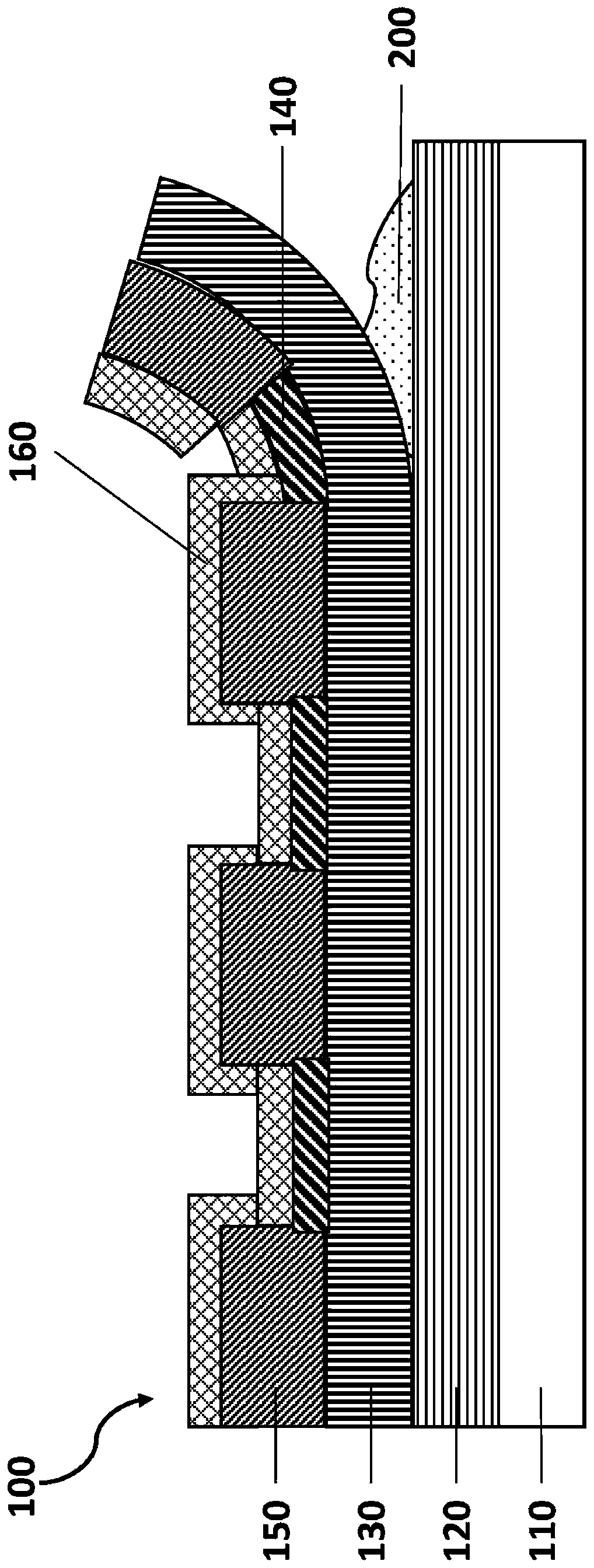 Flexible color filter and method of manufacturing