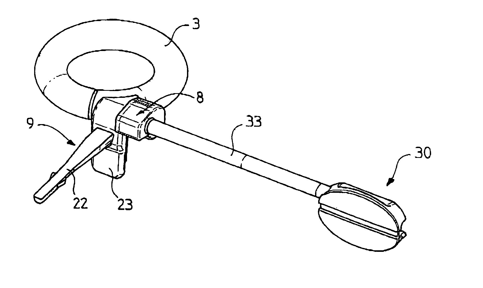 Surgical ring featuring a reversible diameter remote control system