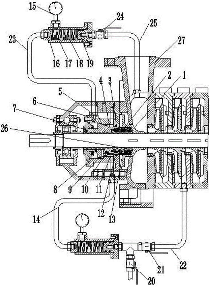 Anti-scaling dynamical-sealing and backpressure parking sealing system