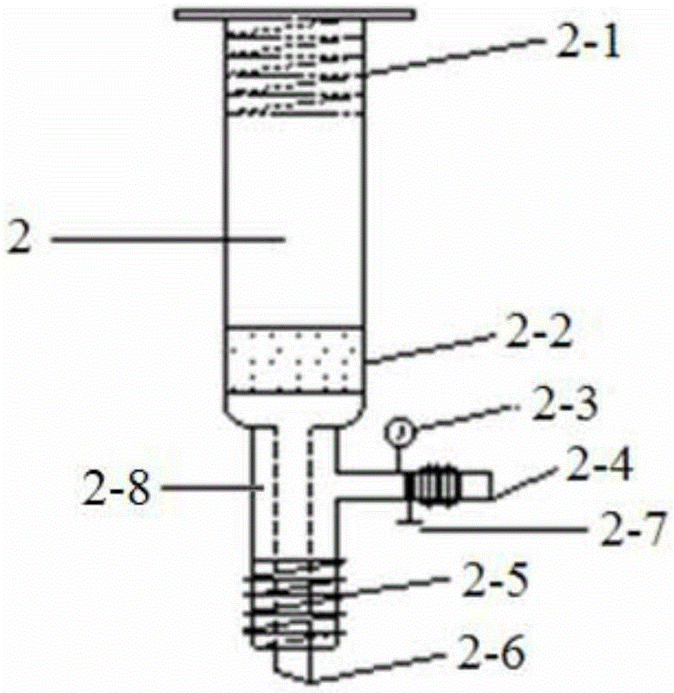Solid phase extraction column capable of achieving negative pressure suction and using method