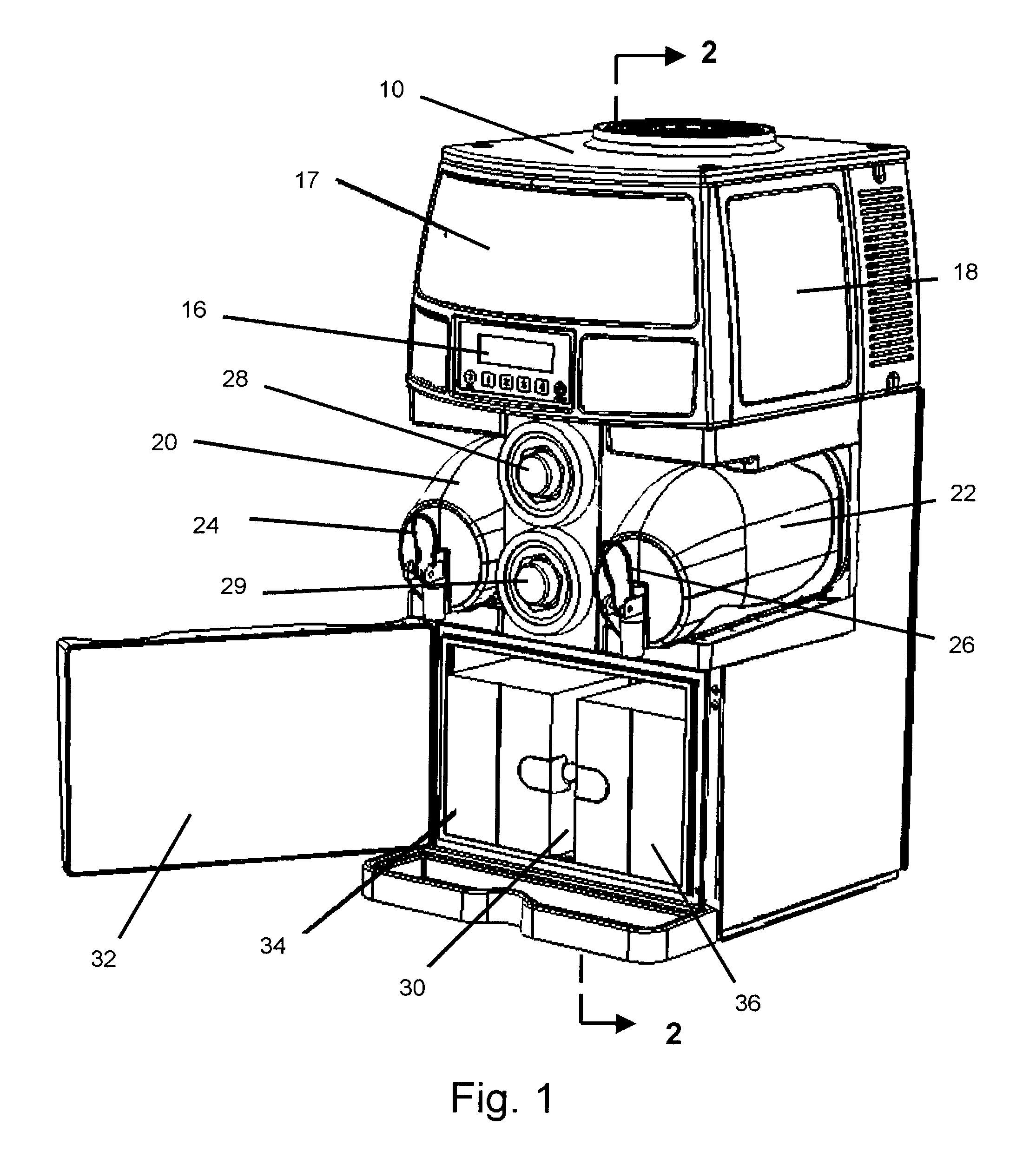 Method and apparatus to control a beverage or dessert dispenser