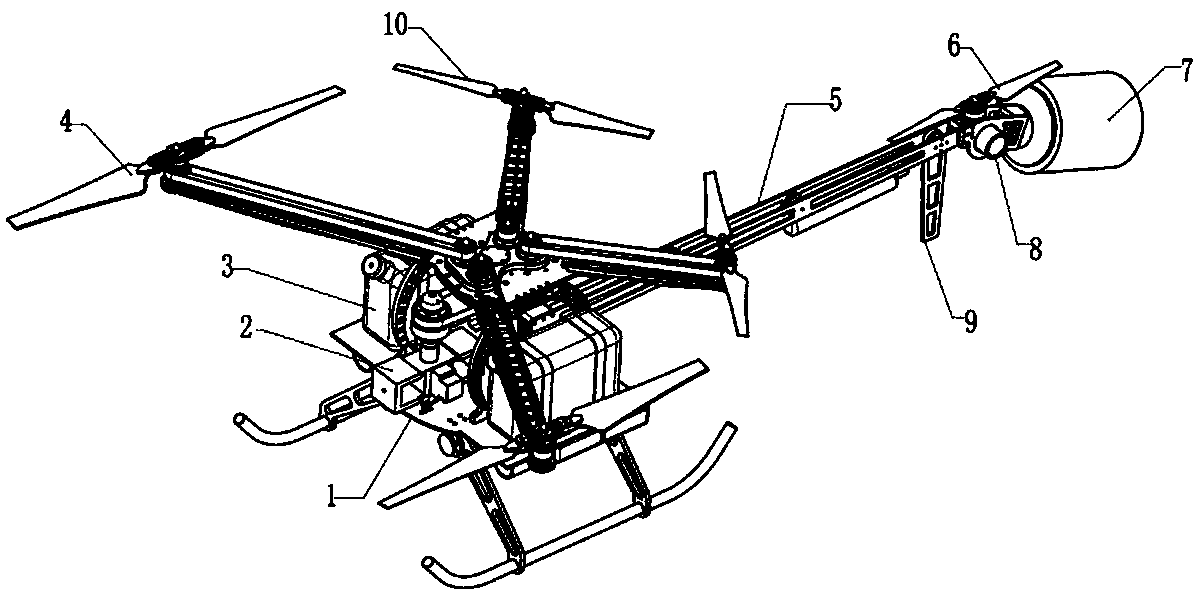 A multi-rotor upright vehicle