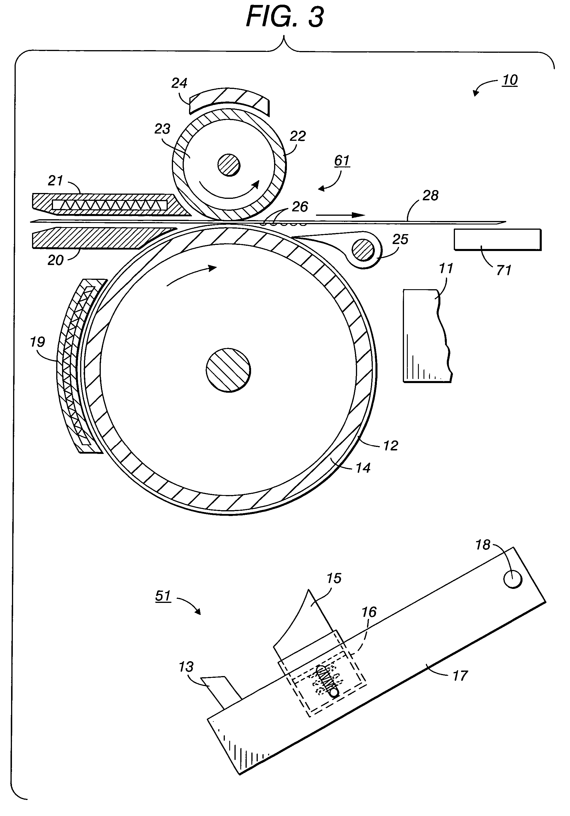 Printing apparatus and processes employing intermediate transfer with molten intermediate transfer materials