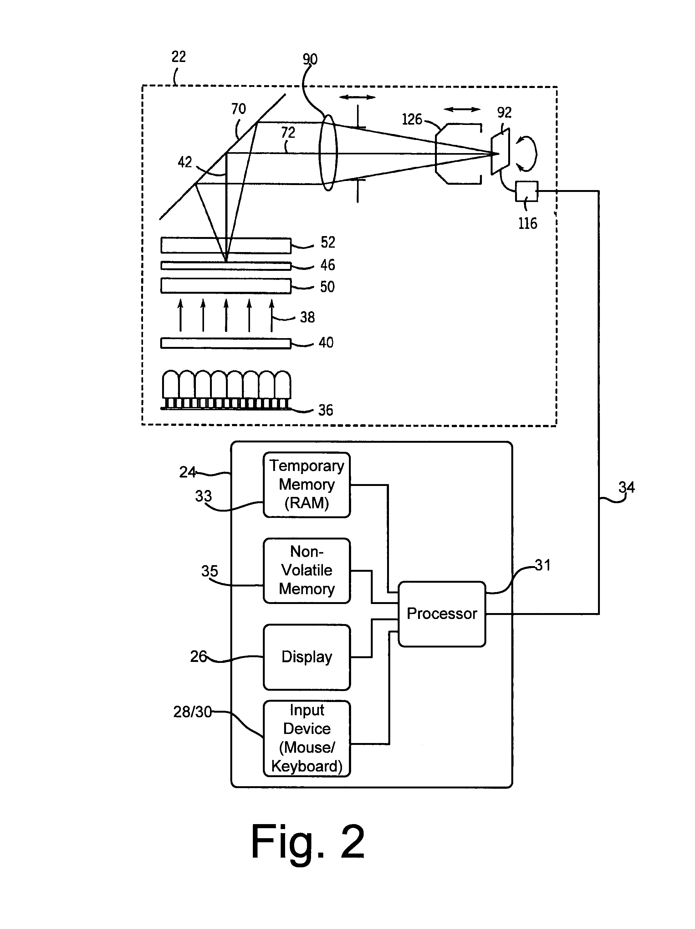 Microform word search method and apparatus