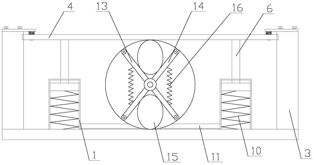 Weighing device for toll station which is good in damping effect and convenient to disassemble