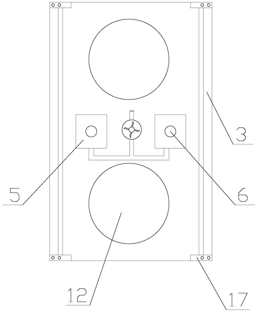 Weighing device for toll station which is good in damping effect and convenient to disassemble