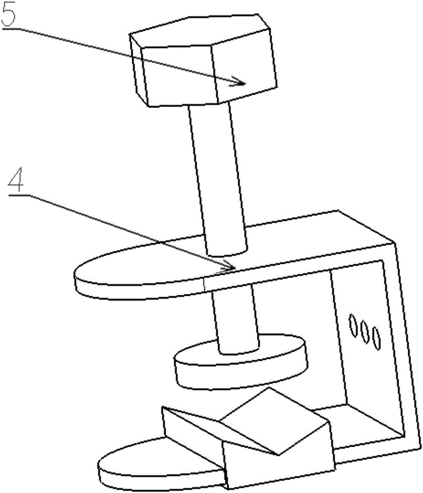 Microphone fixing device for measuring interior noises at ear positions of driver