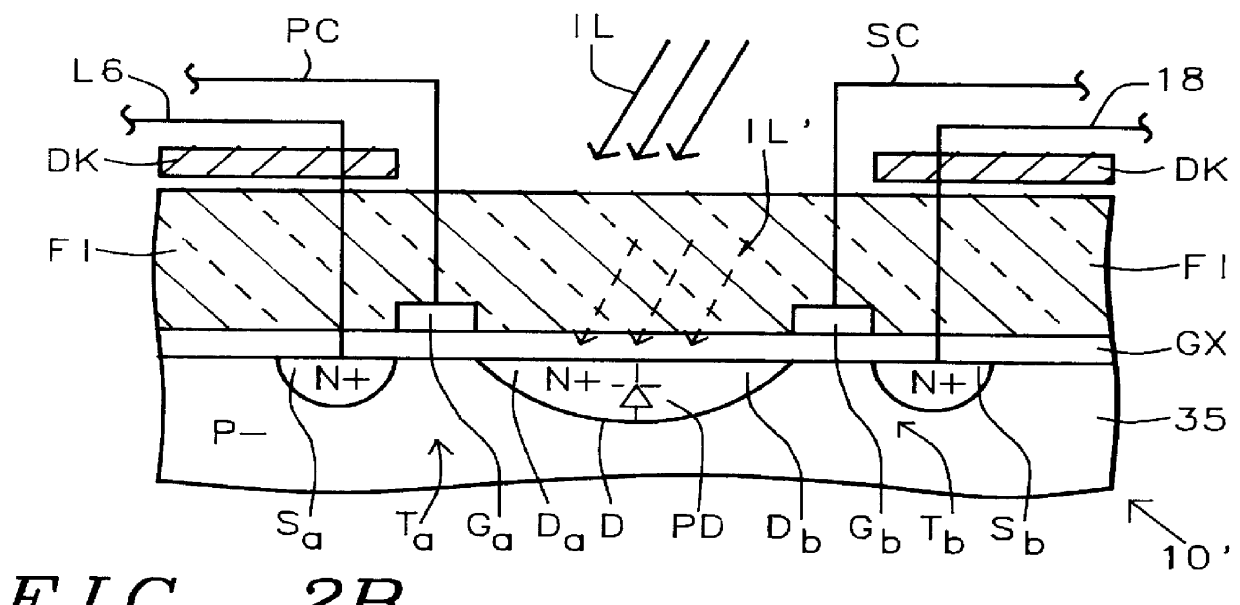 Integrated circuit color chip with cells with integral color filters including triplets of photodiodes with each having integrated therewith transistors for reading from and writing to the photodiode and methods of manufacture and operation thereof