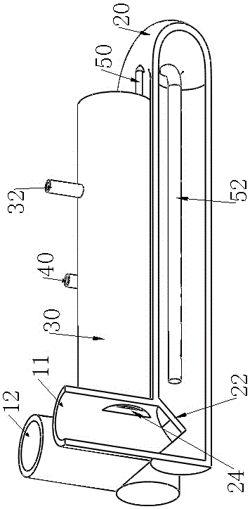 Method for generating biogas by hydraulic double-pipe channel type biogas generating device
