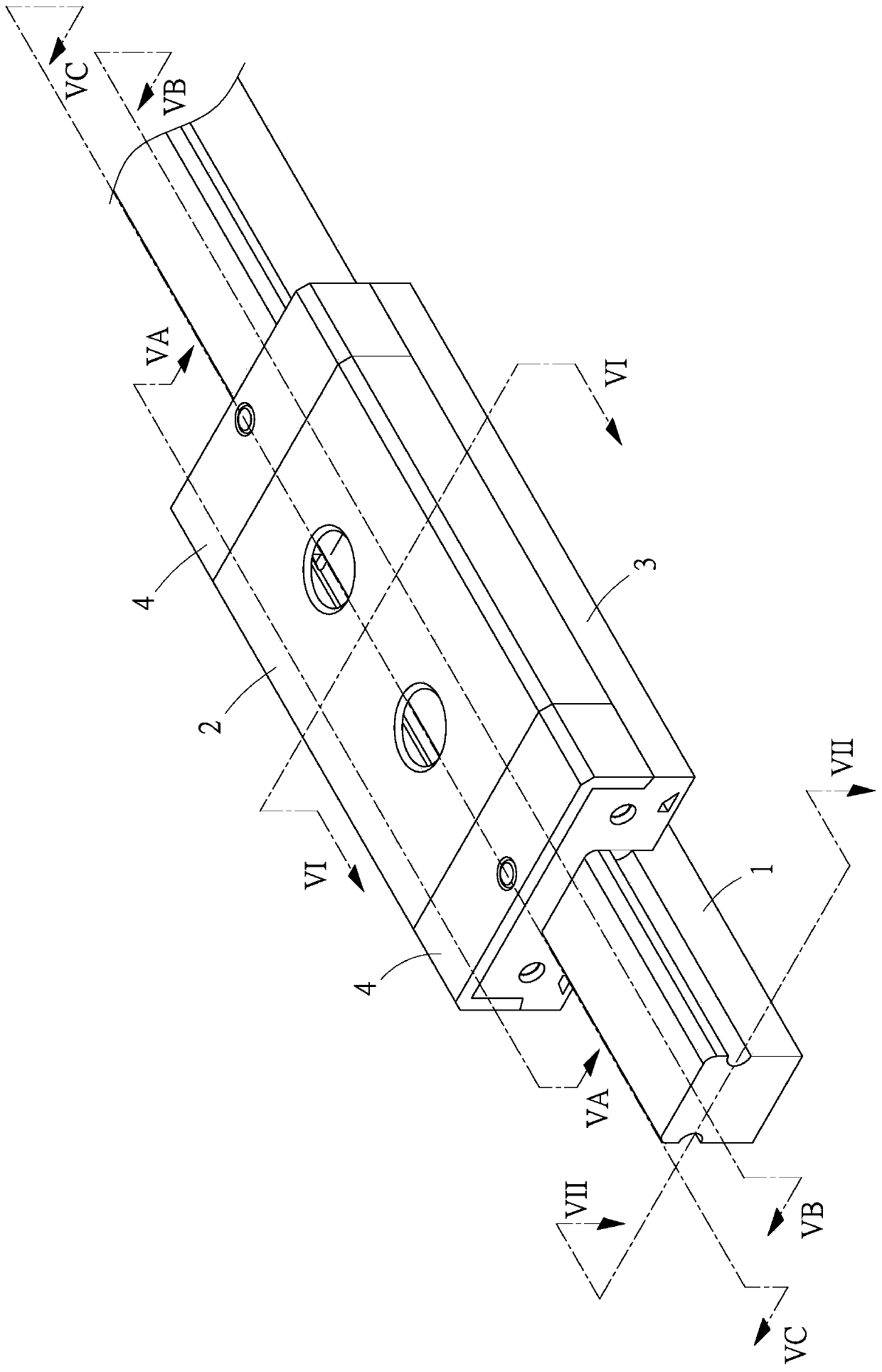 Micro linear slide rail and sliding base thereof