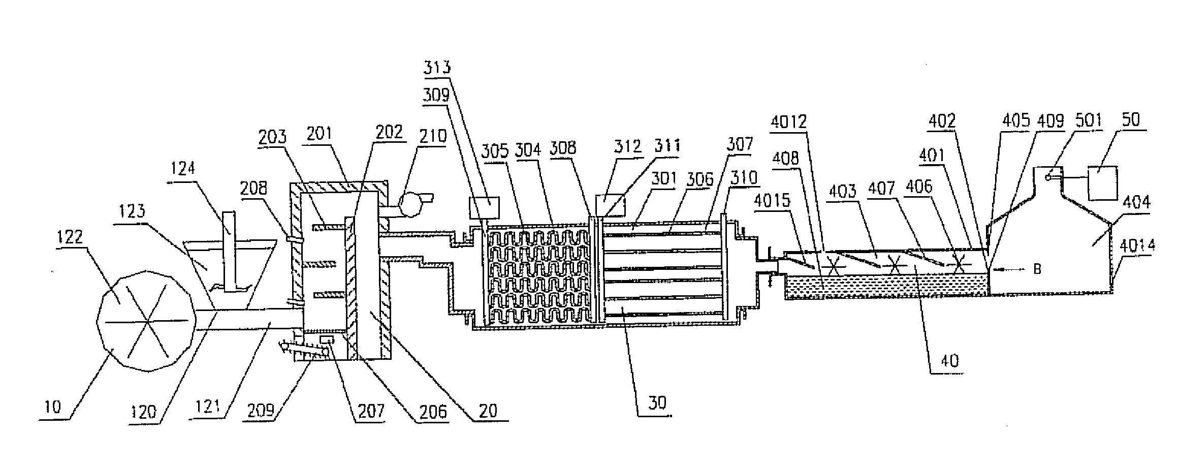 Apparatus for incinerating waste and process for comprehensive utilization of waste