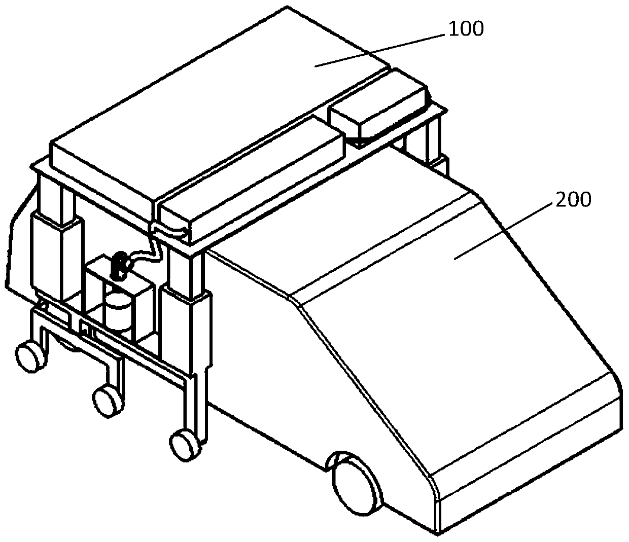 Movable type charging device and using method thereof