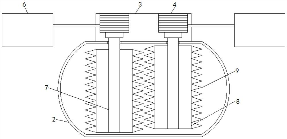 A biogas production device with high utilization rate of biomass energy