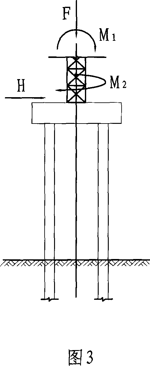 Tower crane foundation for construction and manufacturing method thereof
