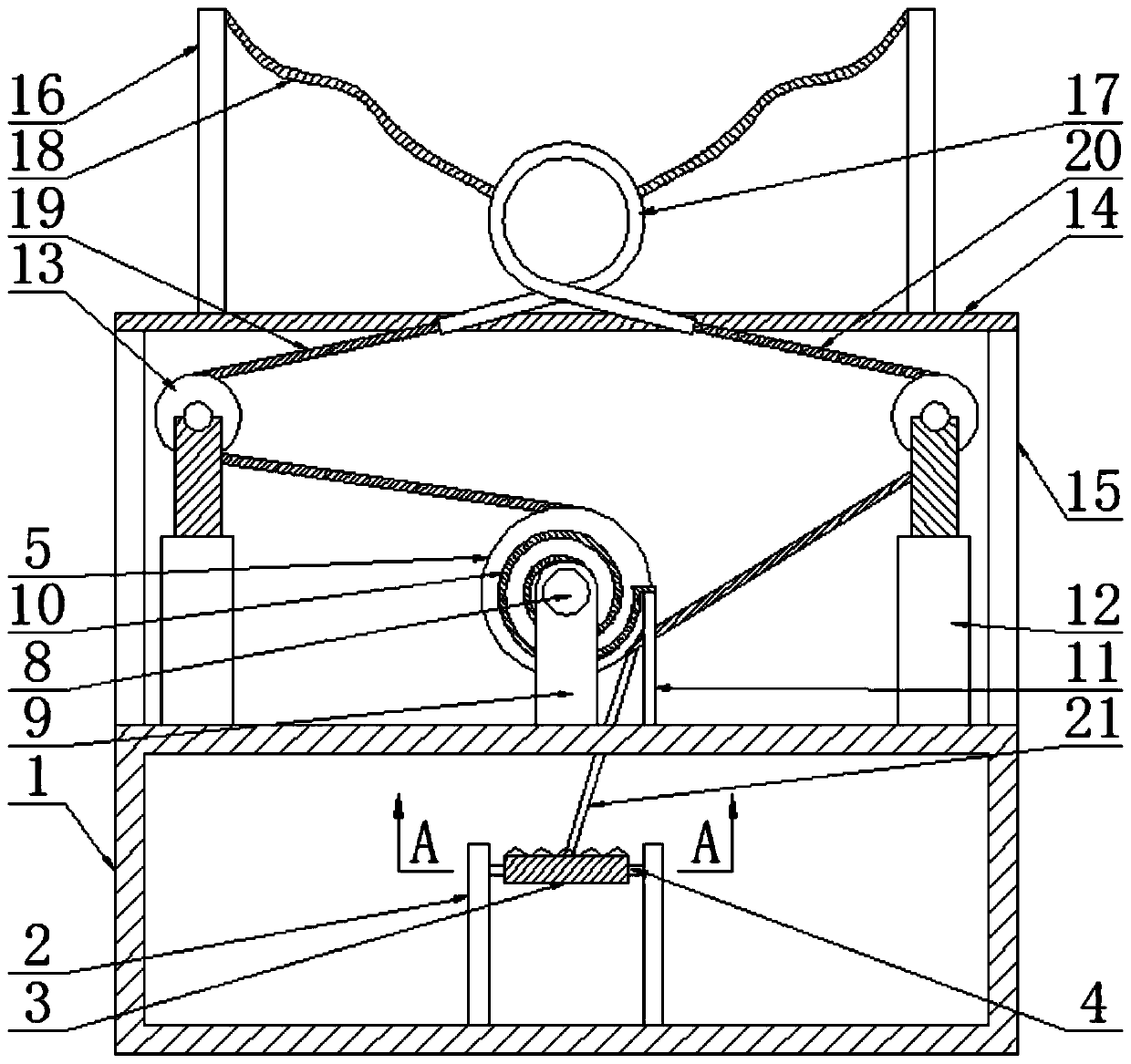 A blood pumping auxiliary device for hematology