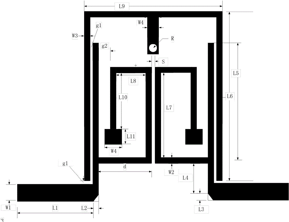 Double-mode resonator based ultra-wide bandwidth dual-band-pass filter