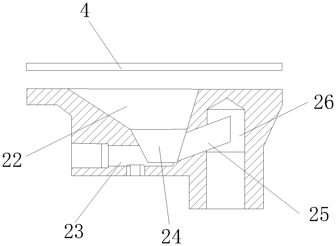 S-Shaped sand blasting passage unit