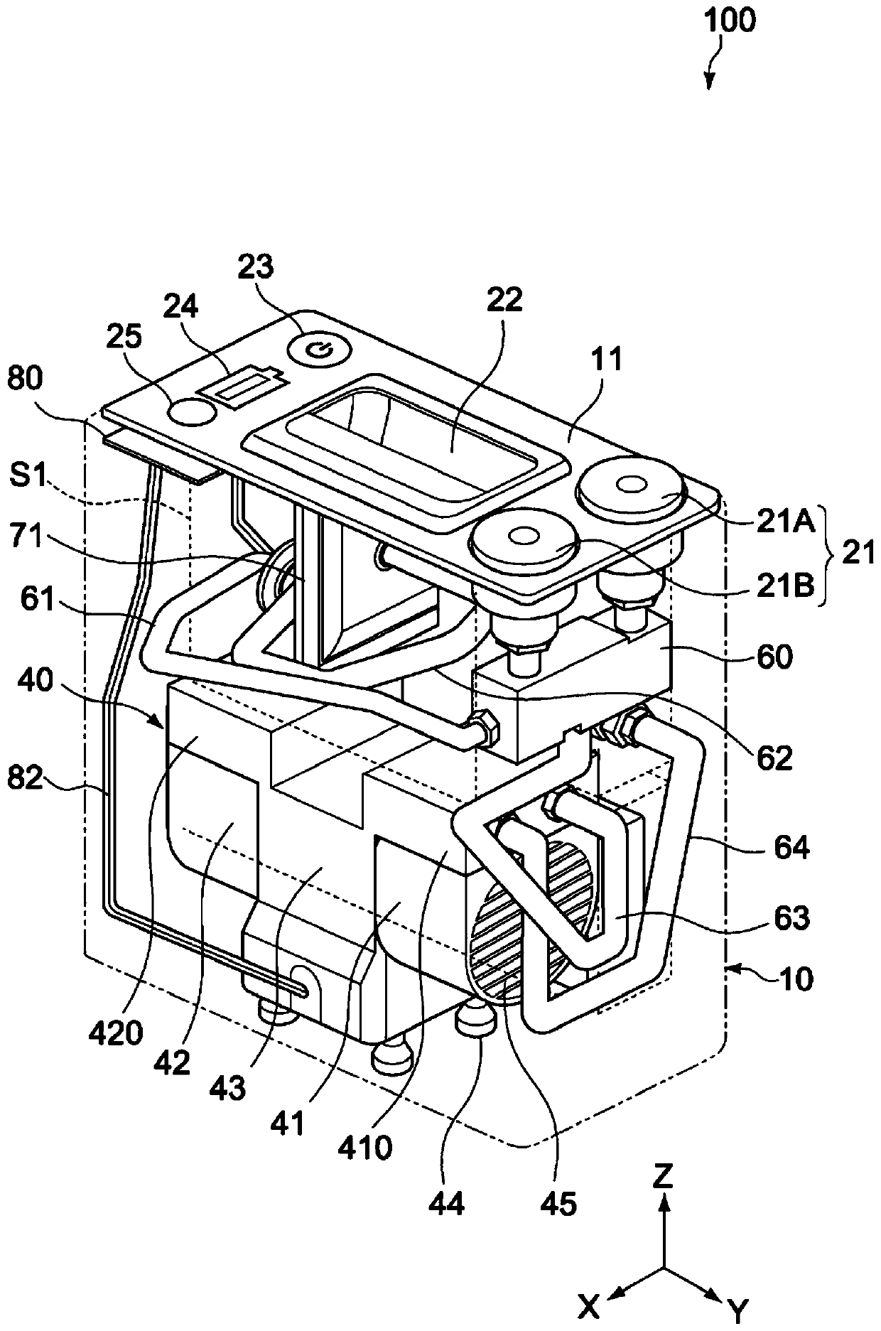 Vacuum generation device