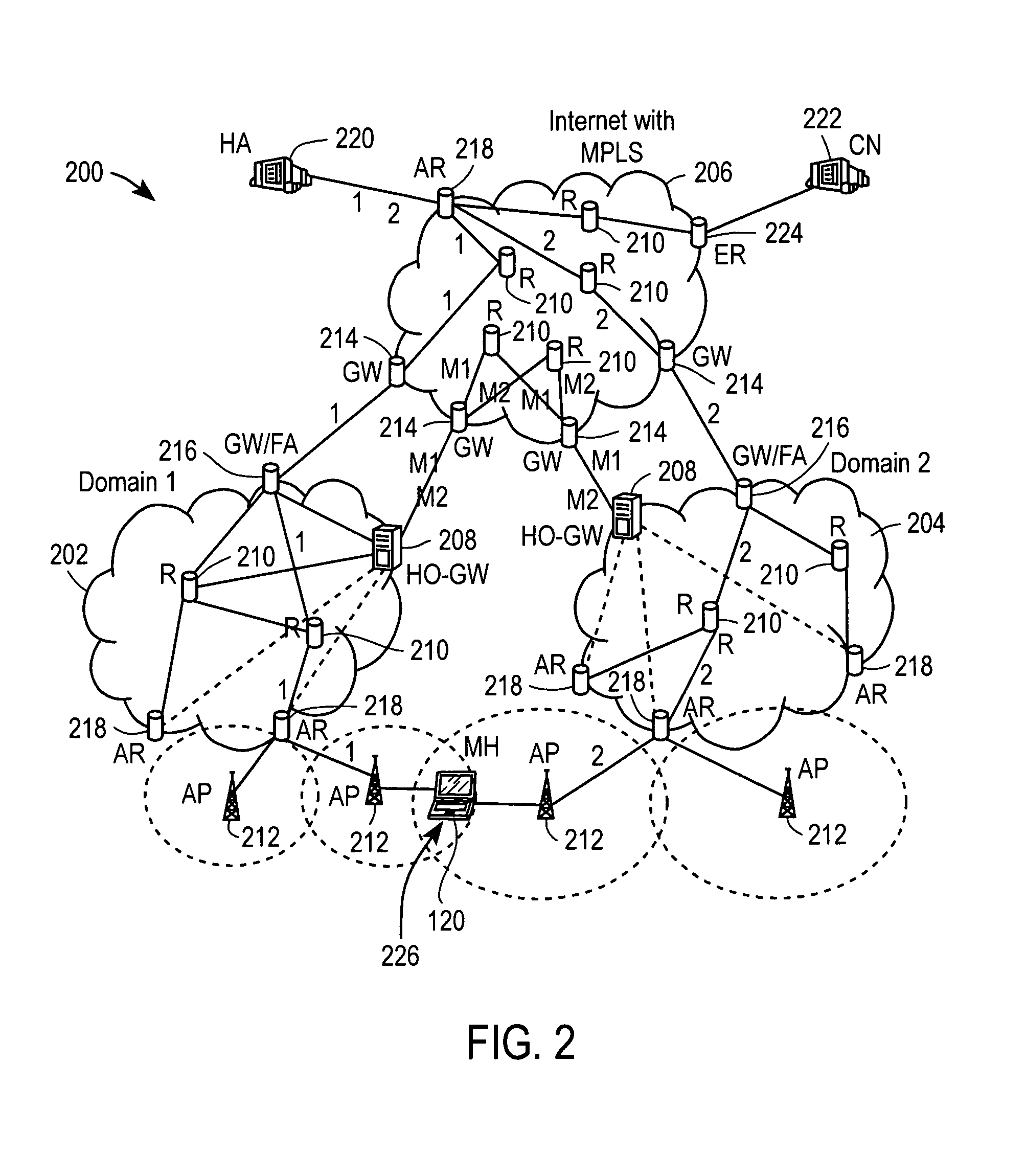 System and method for supporting quality of service in vertical handovers between heterogeneous networks