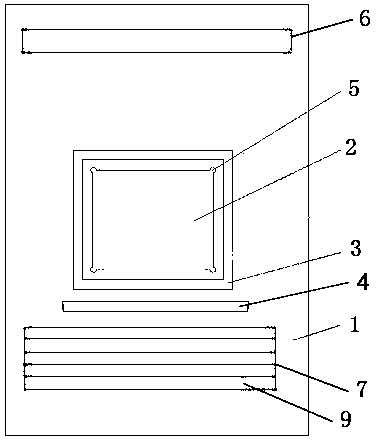 Pulling-type power distribution cabinet door