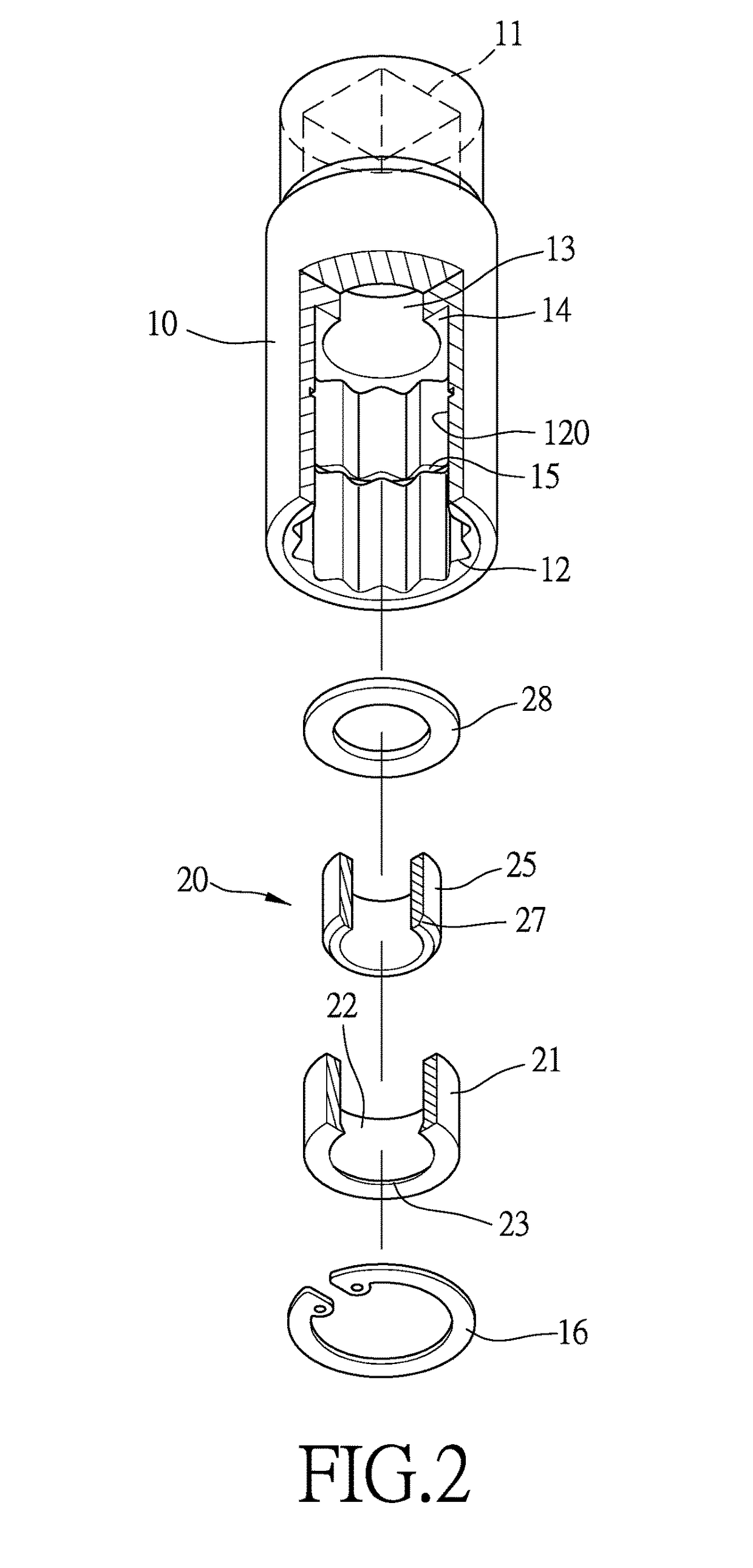 Magnetical attraction socket structure