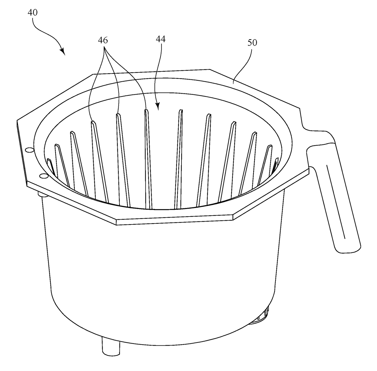 Brew basket with adjustable flow rate