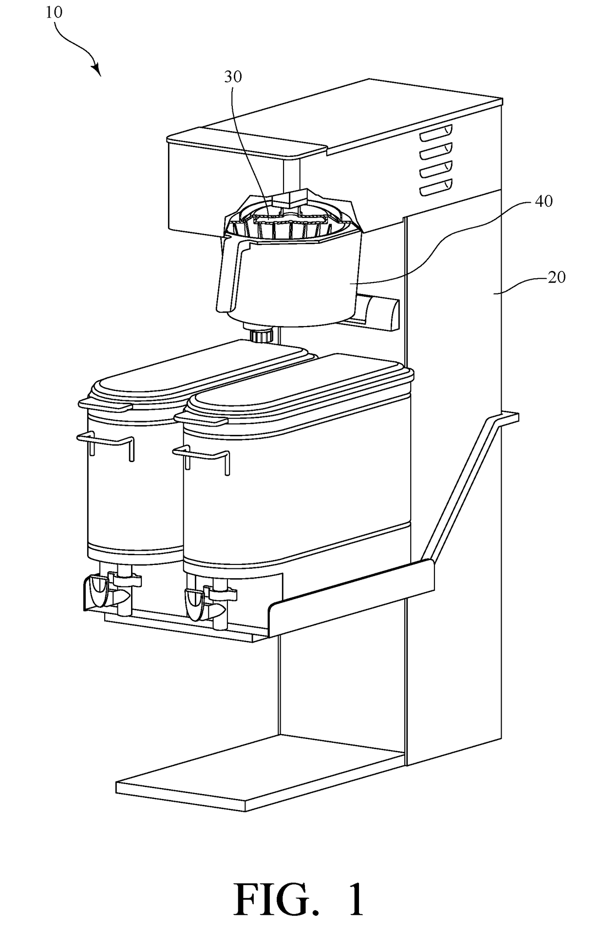 Brew basket with adjustable flow rate