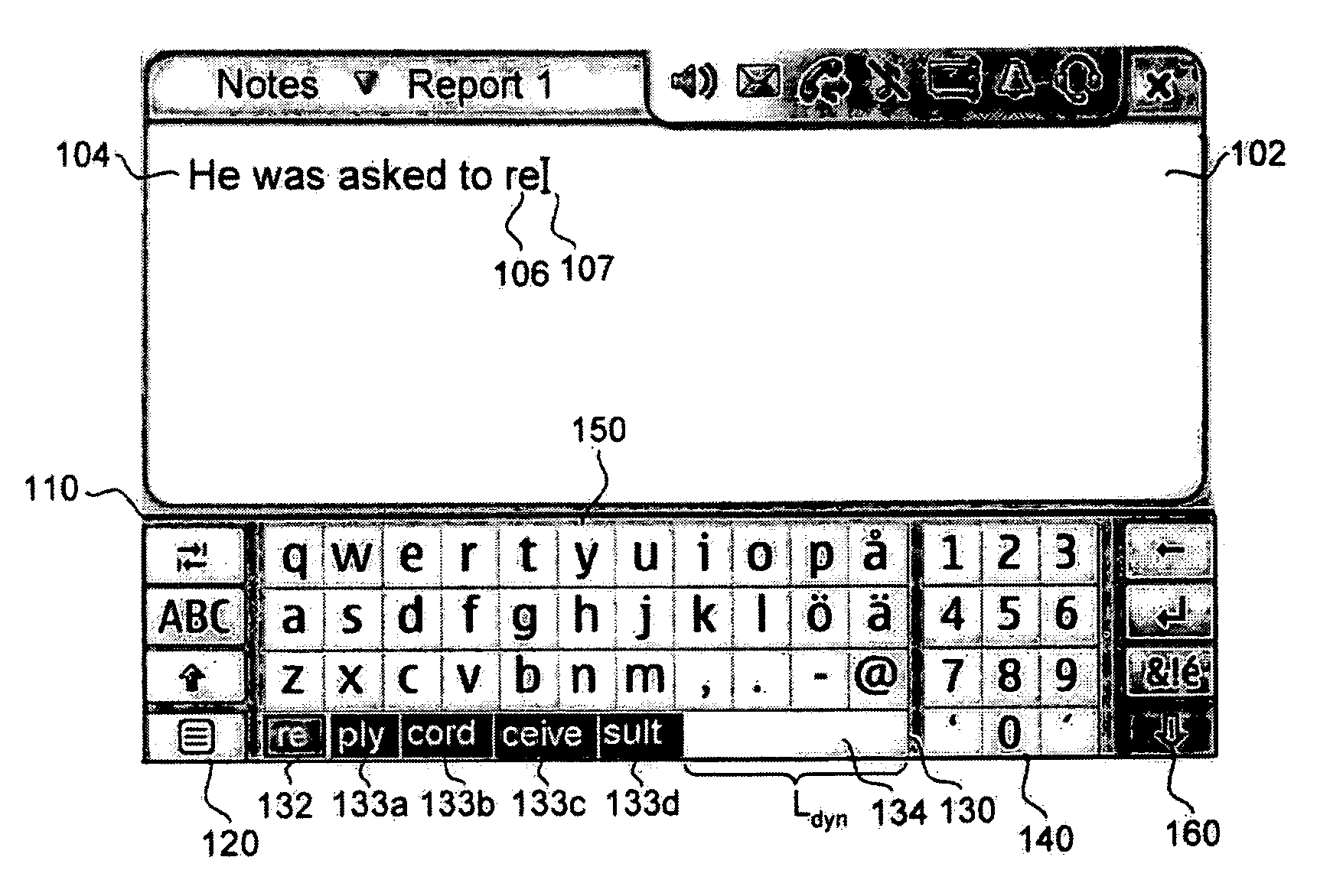 Electronic text input involving a virtual keyboard and word completion functionality on a touch-sensitive display screen