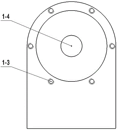 A special universal three-claw top drill for top tightening of drilling rig, boom, rock drill