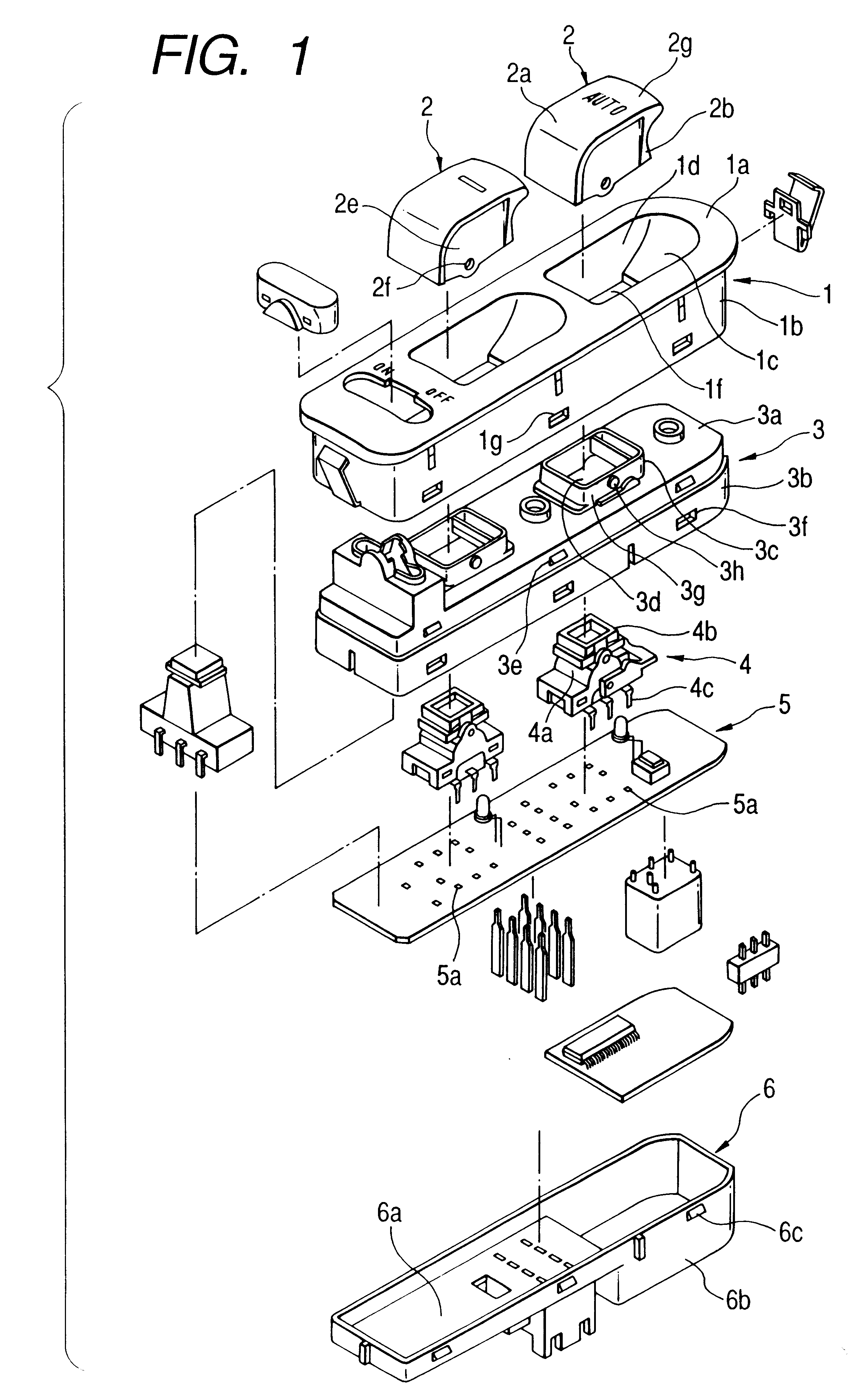 Switch device capable of maintaining stable knob operability over long term