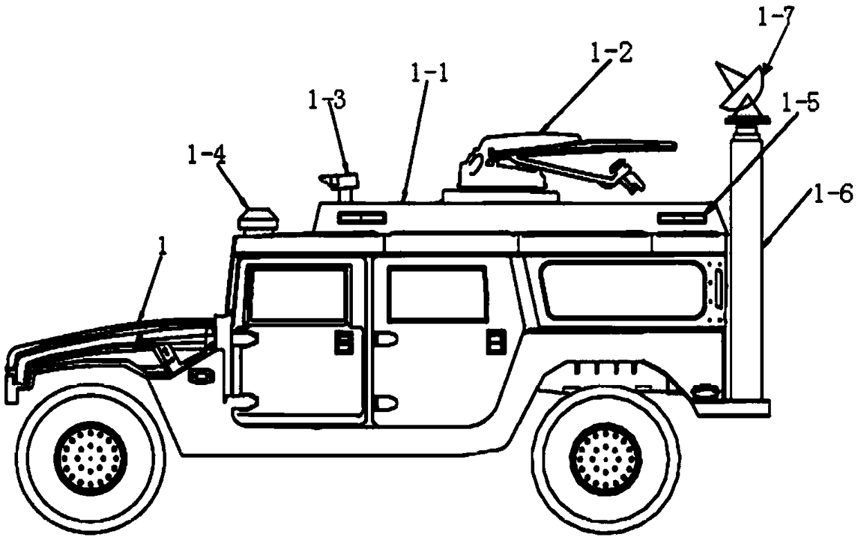 Emergency communication command vehicle and system