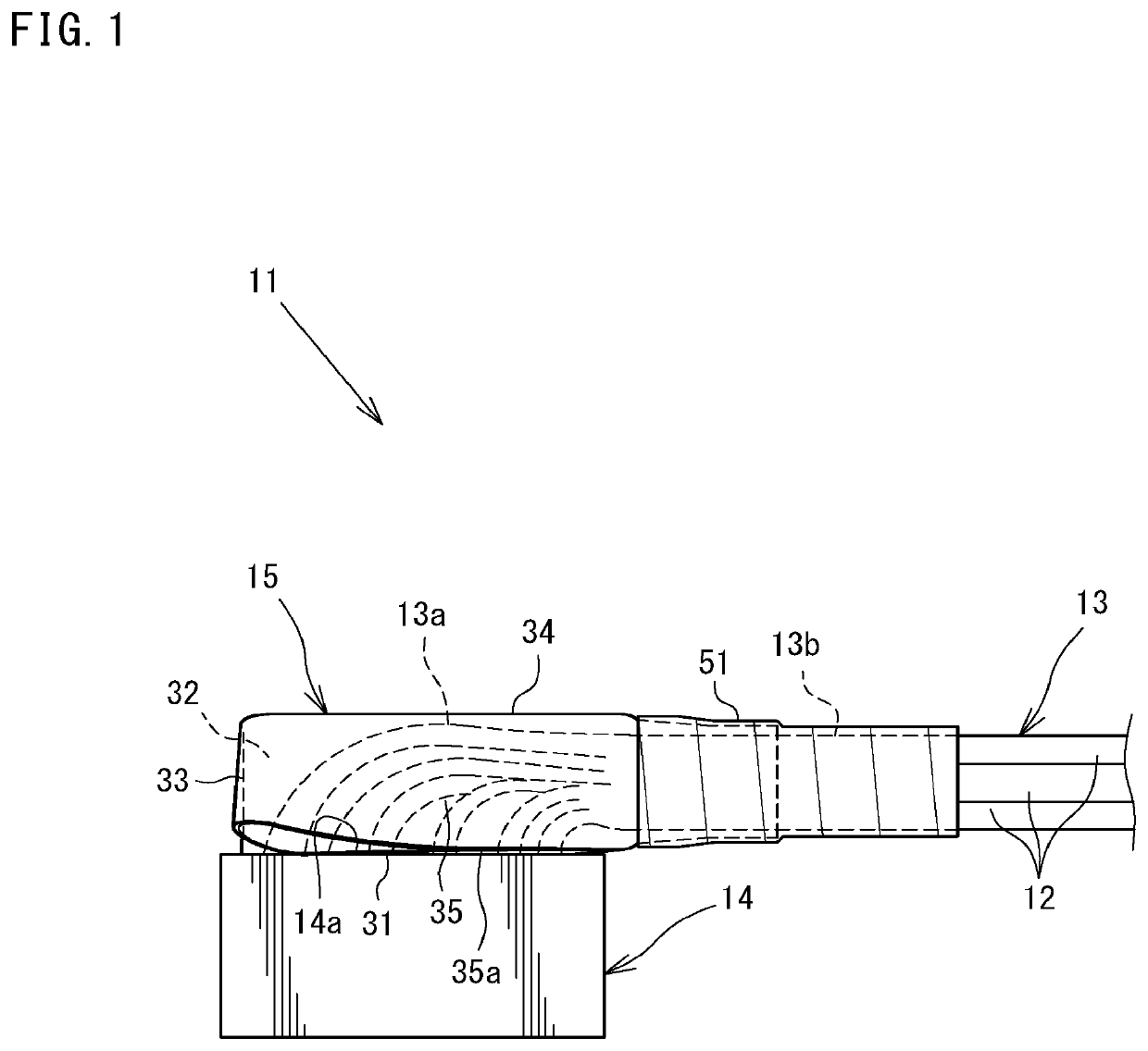 Wire harness wire end protection method