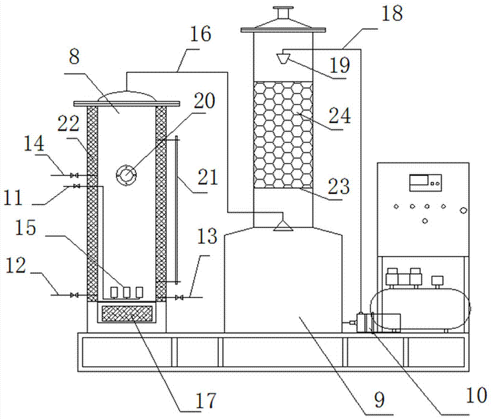 A process for treating produced water in a sour gas field