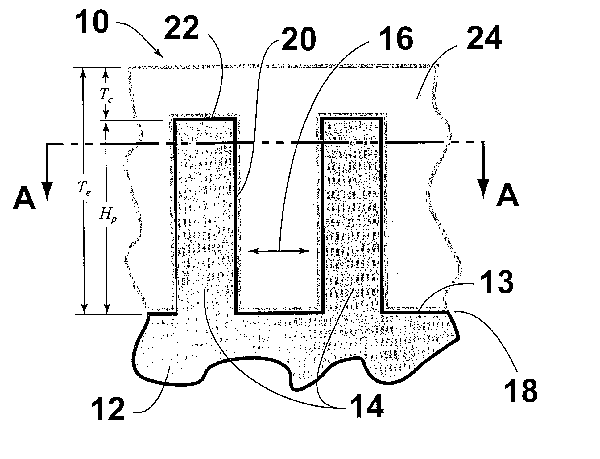 System for improving the wearability of a surface and related method