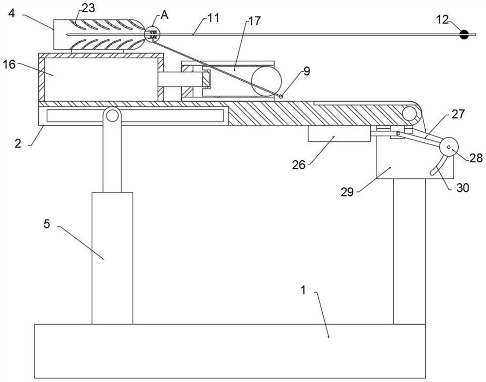 Drenching device for livestock breeding