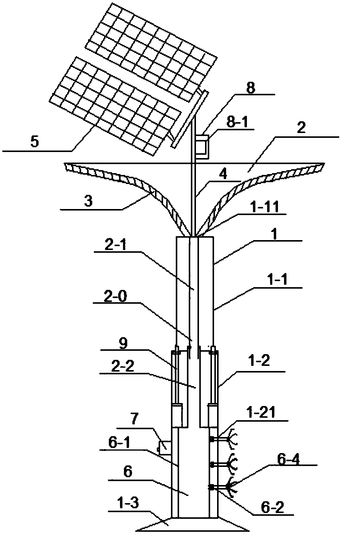 Novel street lamp