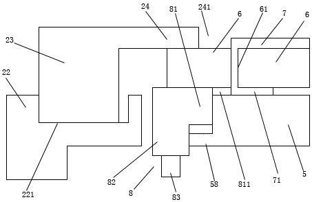 Overflow blocking type silk screen and PI film laminating device and laminating method thereof