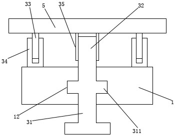 Overflow blocking type silk screen and PI film laminating device and laminating method thereof