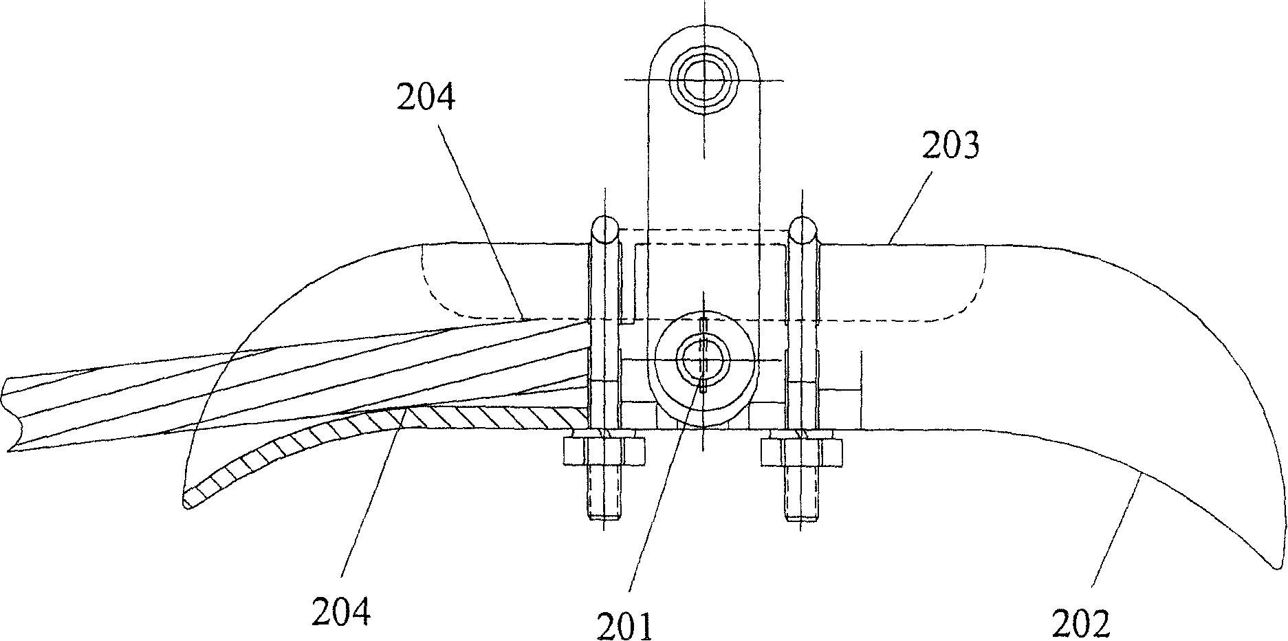 Method and system for identifying test frequency in conductor vibration test