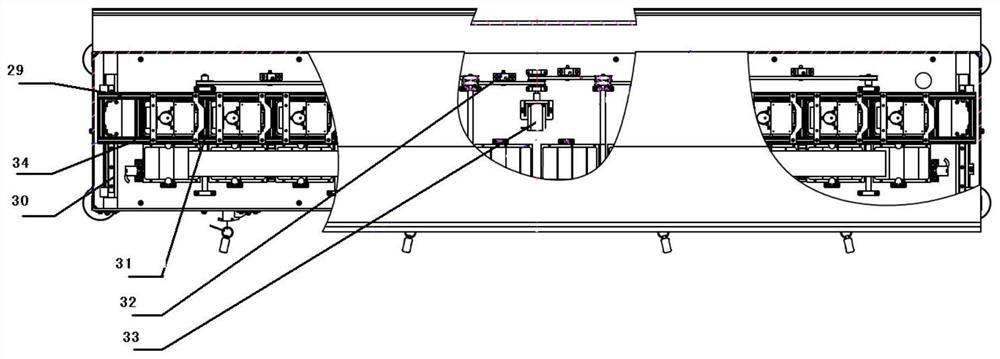 A fuel plate surface contamination location detection device and system